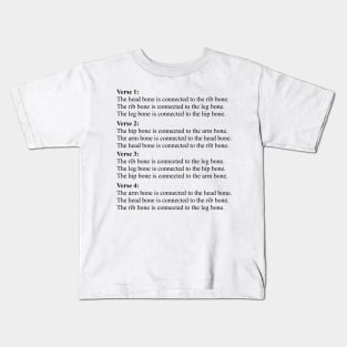 Dem Bones Lyrics Kids T-Shirt